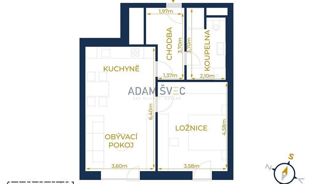 2+kk, Ostravská, Olomouc, Olomoucký kraj