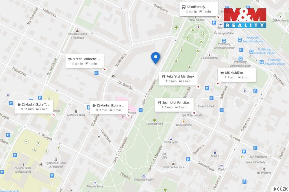 3+kk, nám. T.G.Masaryka, Poděbrady, Nymburk, Středočeský kraj