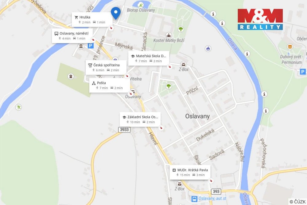 2+kk, náměstí 13. prosince, Oslavany, Brno-venkov, Jihomoravský kraj