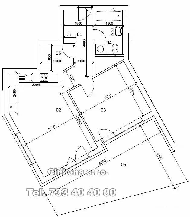 2+kk, Papírnická, Plzeň-město, Plzeňský kraj