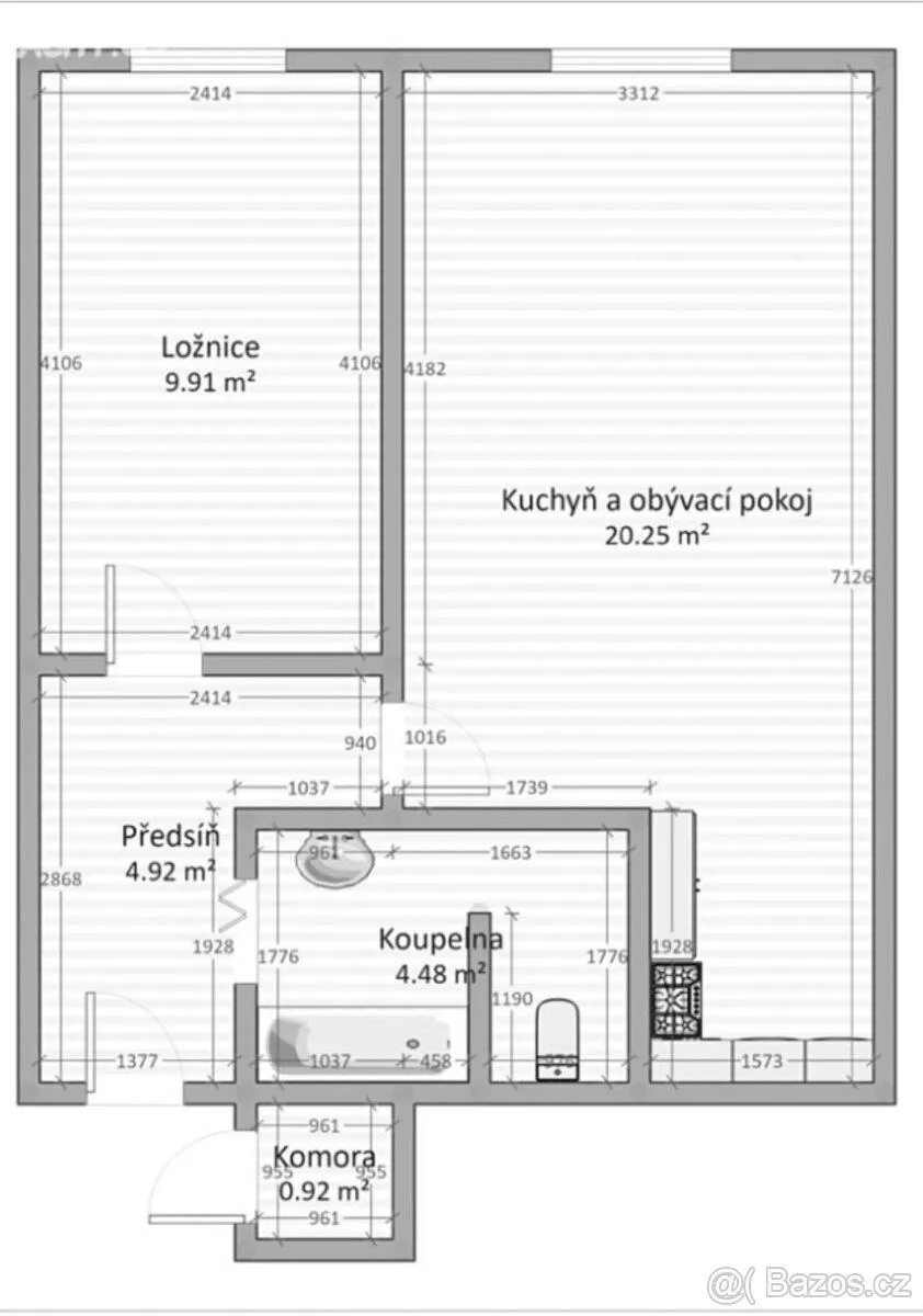 2+kk, Obchodní, Štětí, Litoměřice, Ústecký kraj