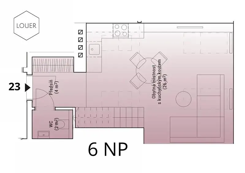 3+kk, Rezidence Jaromírova (Praha 2 - Nusle)