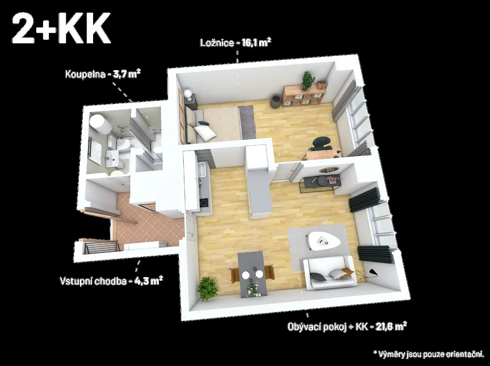 2+kk, Krátká, Praha 10 - Strašnice