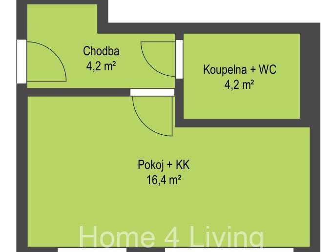 1+kk, Nad Přehradou, Brno-město, Jihomoravský kraj