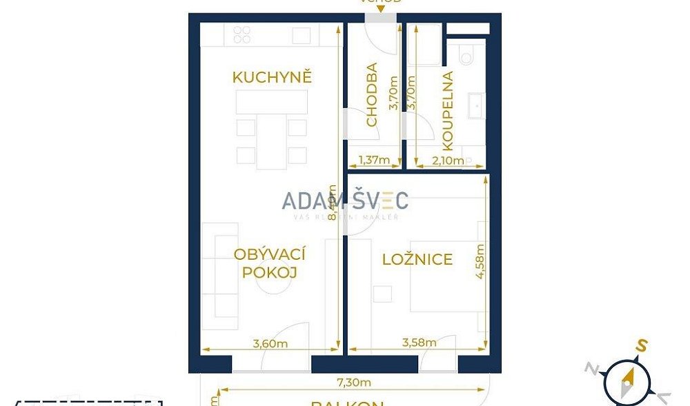 2+kk, Ostravská, Olomouc, Olomoucký kraj