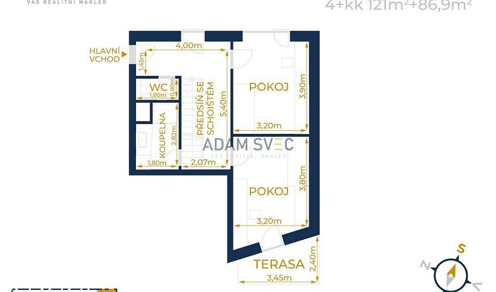 4+kk, Ostravská, Olomouc, Olomoucký kraj