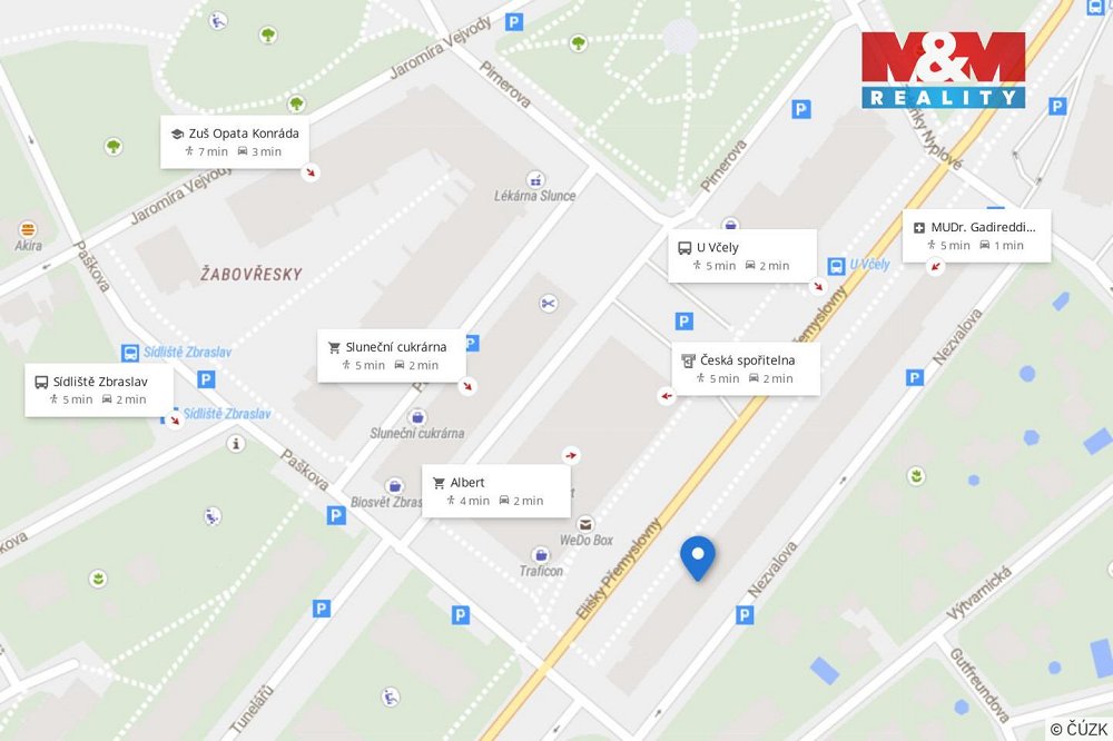 1+1, Elišky Přemyslovny, Praha 5 - Zbraslav