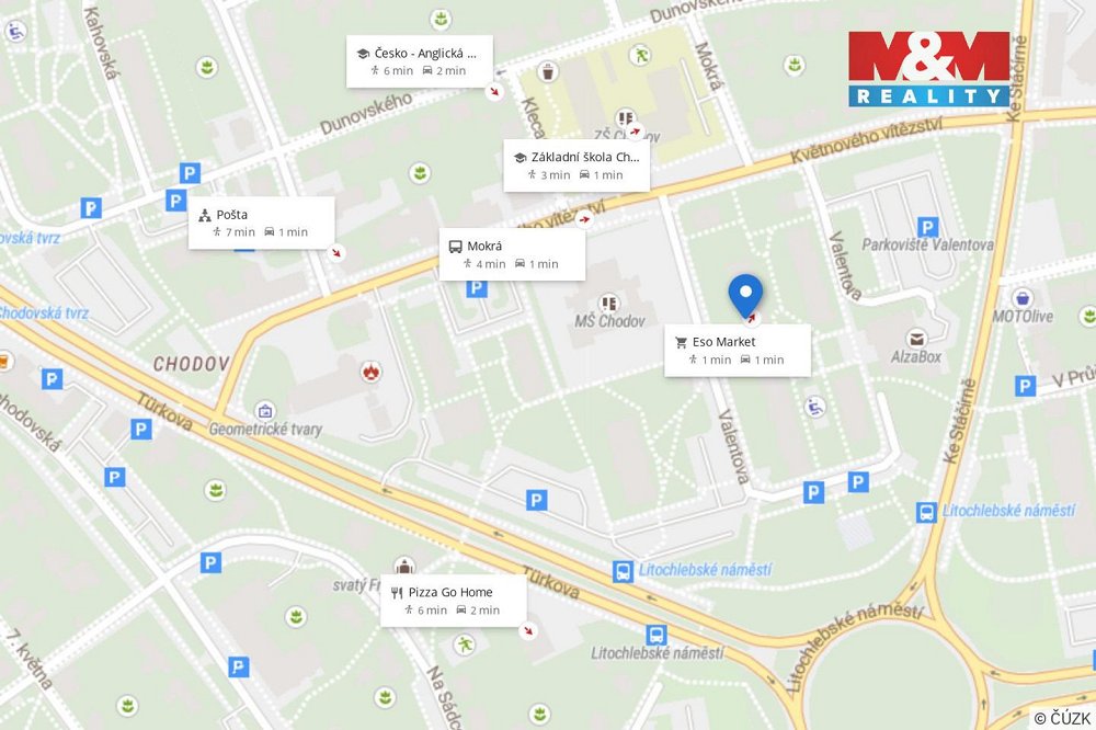 1+kk, Valentova, Praha 4 - Chodov