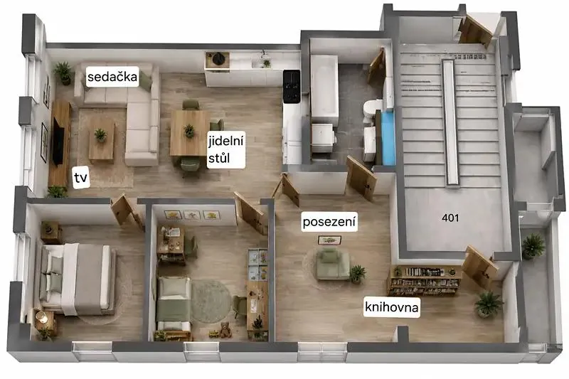 3+kk, Šířava, Přerov, Olomoucký kraj
